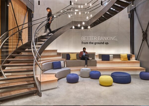 A staircase for "Better Banking"